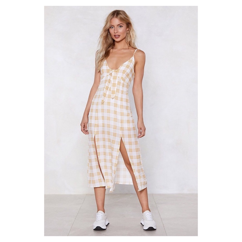 NWT Nasty Gal ‘Checked yourself’ dress size 2